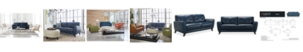 Furniture Myia Leather Sofa Collection, Created for Macy's